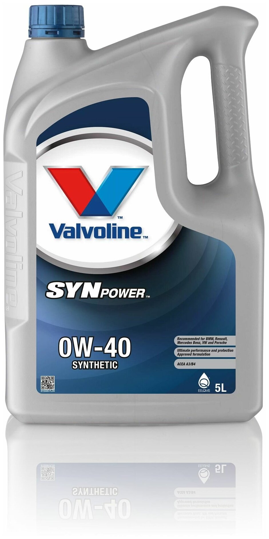 фото Моторное масло valvoline synpower 0w-40, 5 л синтетическое