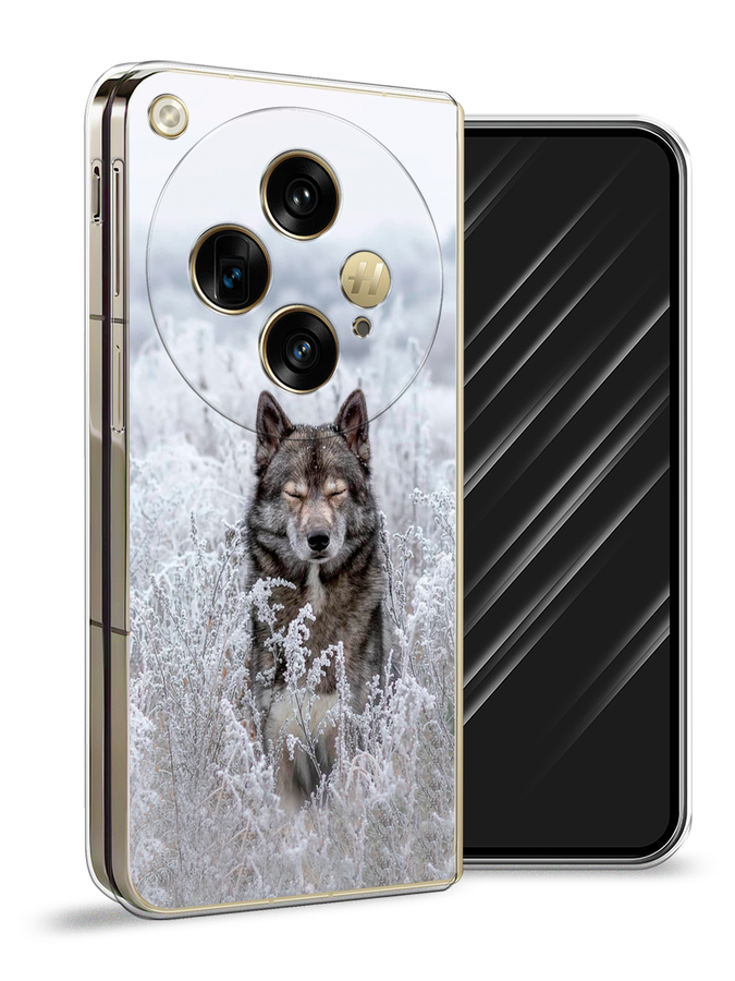 

Чехол Awog на Oppo Find N3 "Волк в поле", Белый;черный, 2515550-1