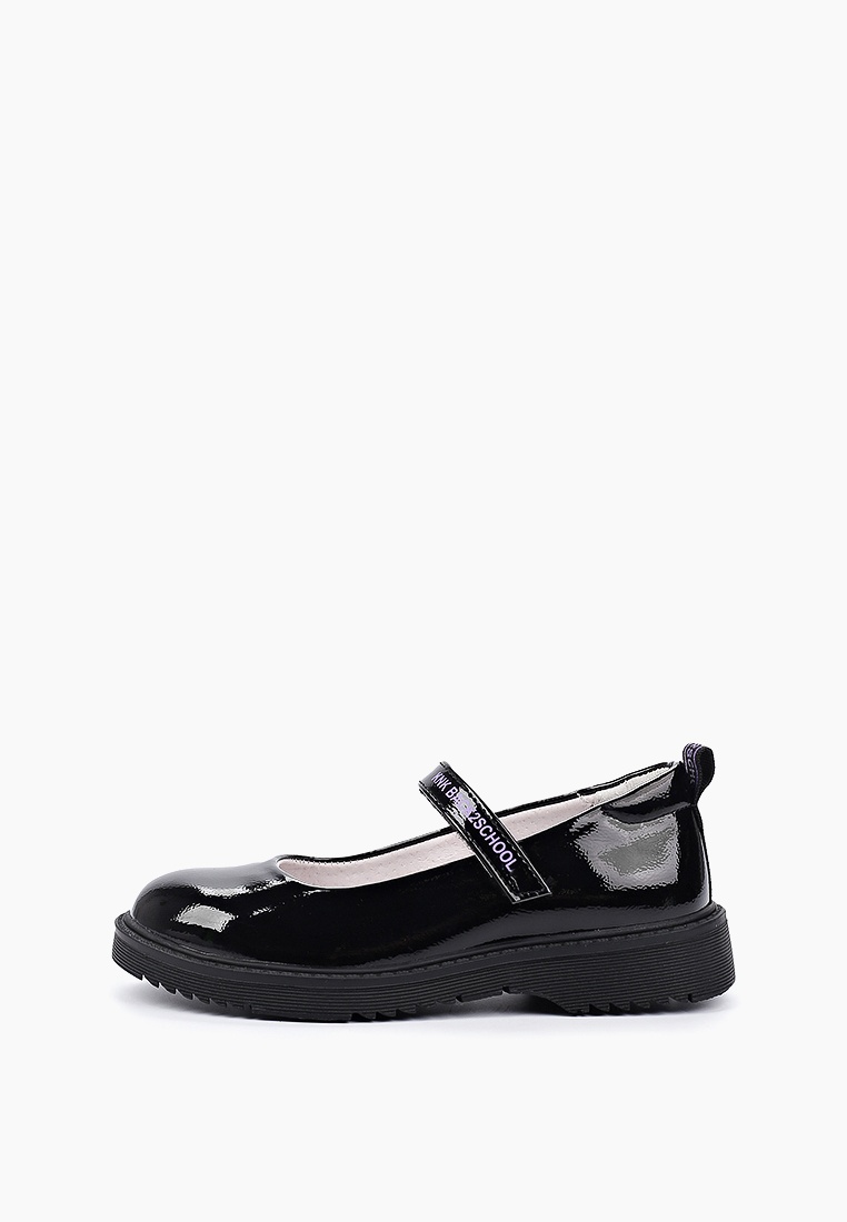 

Туфли Kenka для девочек, размер 33, LTH_23-1013_black-violet, Черный, LTH_23-1013