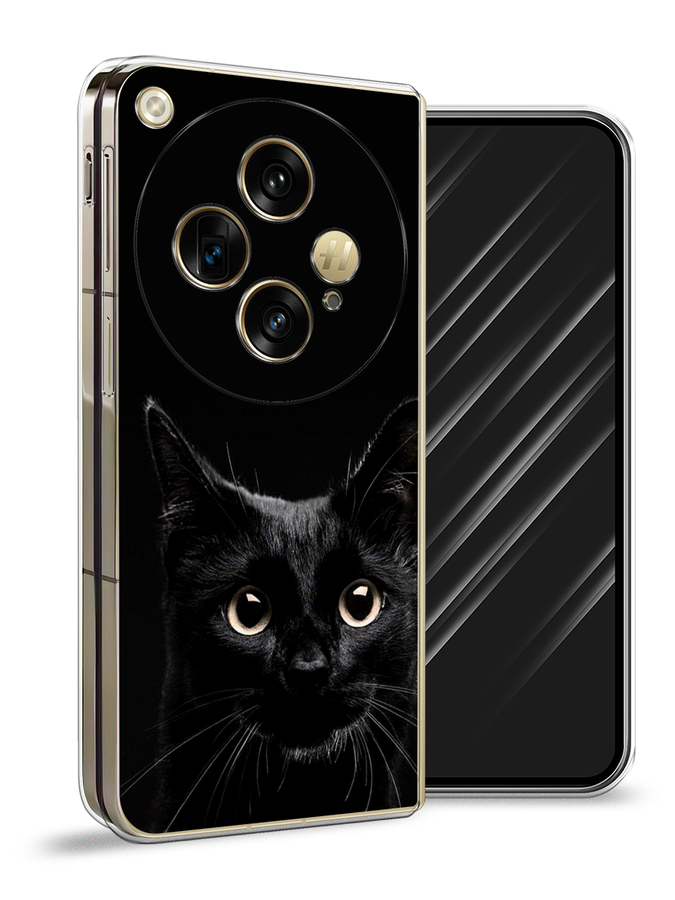 

Чехол Awog на Oppo Find N3 "Добрый кот", Черный, 2515550-1