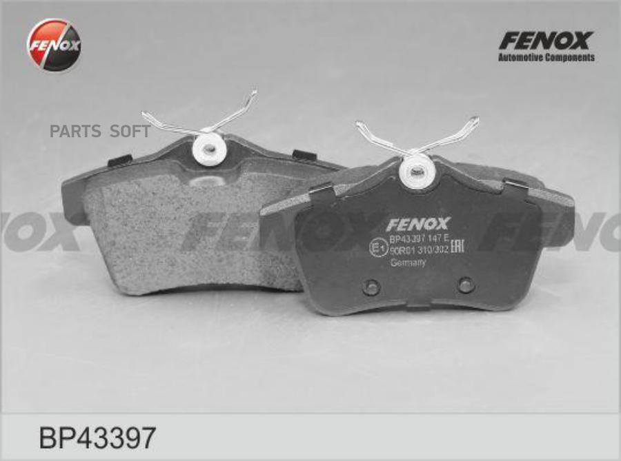 

Колодки Тормозные Дисковые Citroen C4, Peugeot 3008, 5008 09- FENOX арт. BP43397