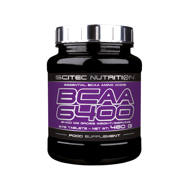 фото Аминокислоты бцаа scitec nutrition bcaa 6400, 375 таб, без вкуса