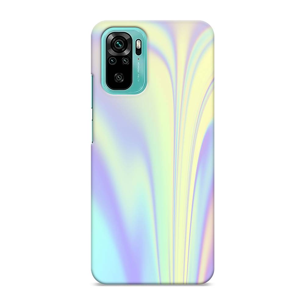

Пластиковый чехол "Фиолетовая голограмма" на Xiaomi Redmi Note 10
