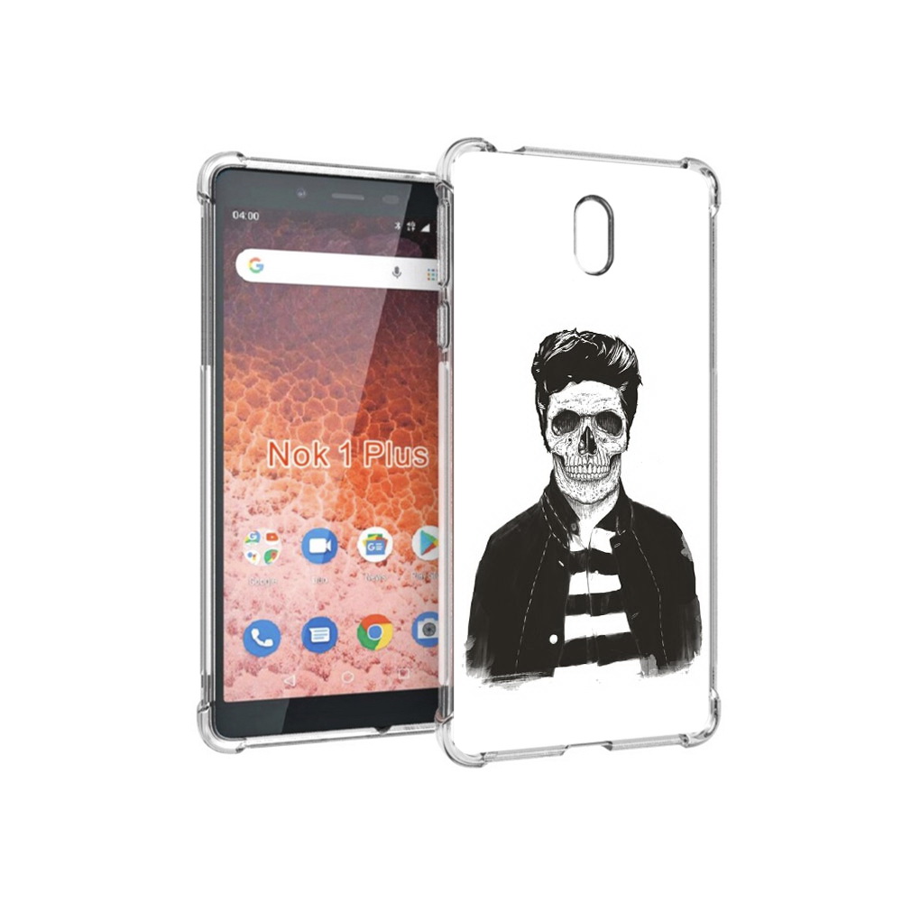 

Чехол MyPads Tocco для Nokia 1 Plus скелет (PT129147.112.604), Прозрачный, Tocco