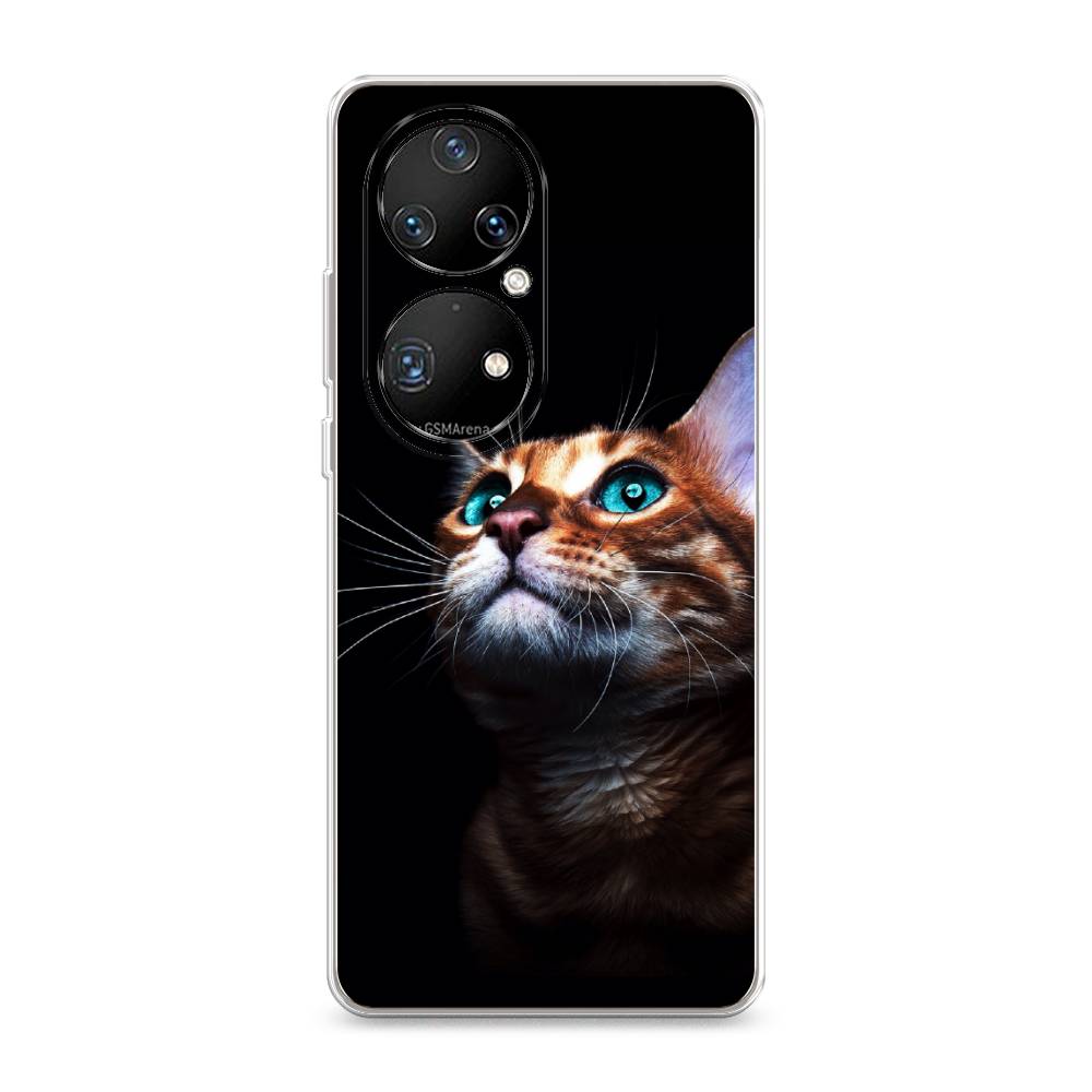 

Чехол Awog на Huawei P50 Pro "Мечтательный кот", Разноцветный, 6105050-1