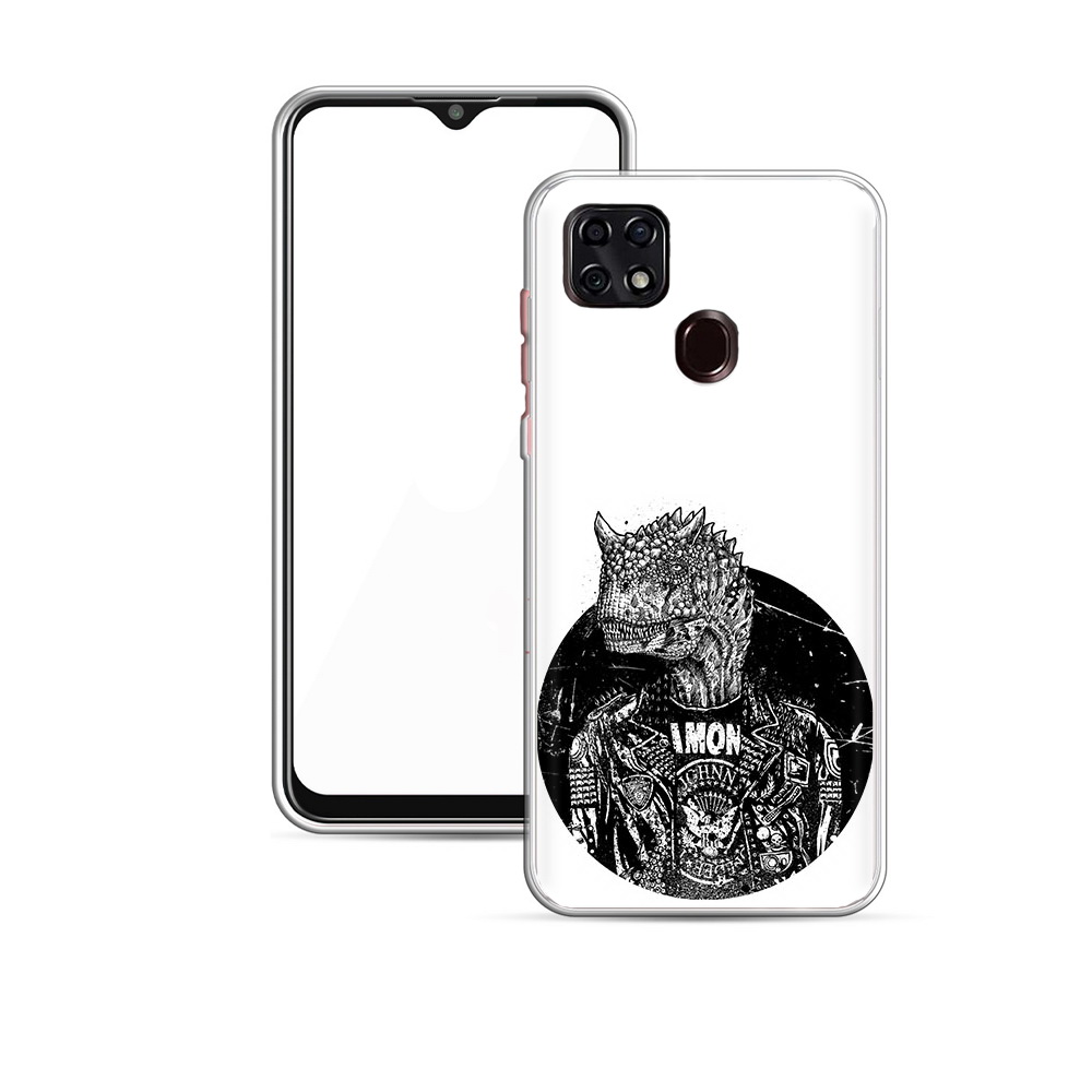 Чехол MyPads Tocco для ZTE V2020 динозавр в куртке (PT226946.457.328)
