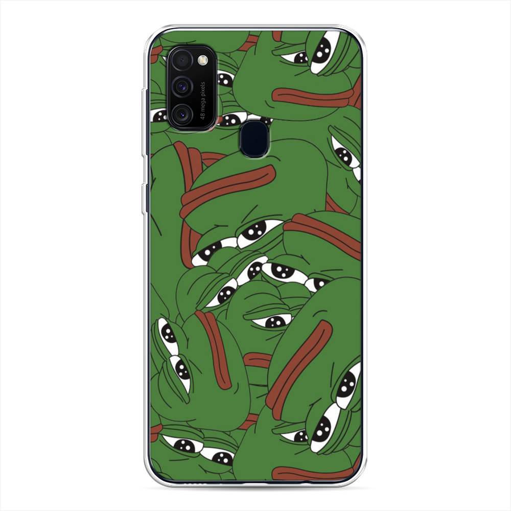 

Чехол Awog на Samsung Galaxy M21/M30s "Печальный frog", Разноцветный, 29750-9