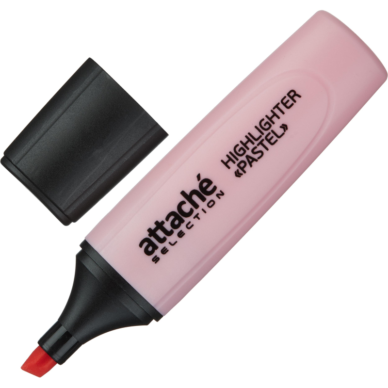 

Маркер текстовыделитель Attache Selection Pastel 1-5 мм розовый, (5шт.)