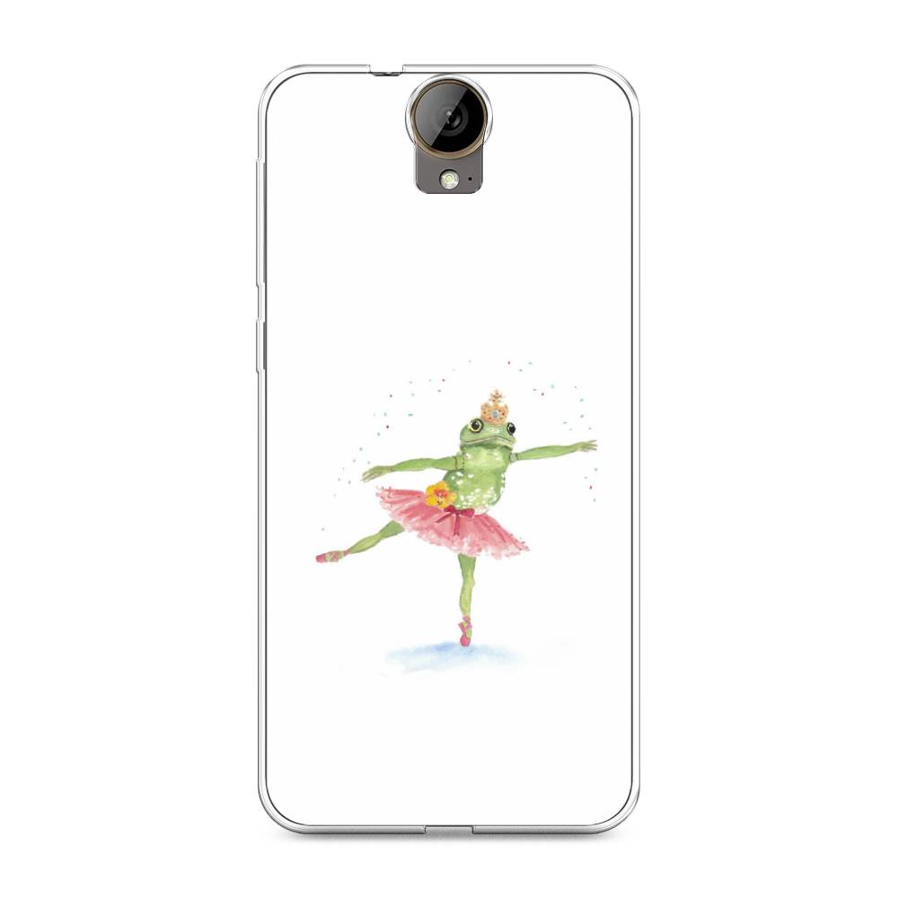 

Чехол на HTC One E9 Plus "Лягушка-балерина", Зеленый, 102250-4