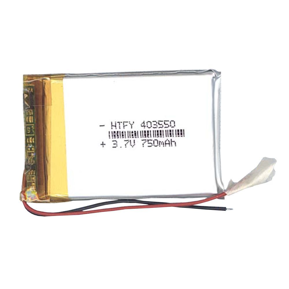 Аккумулятор Li-Pol (батарея) 4*35*50мм 2pin 3.7V/750mAh