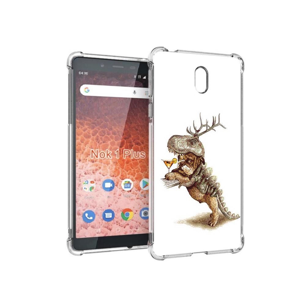 

Чехол MyPads Tocco для Nokia 1 Plus тематическая вечеринка (PT129147.112.638), Прозрачный, Tocco