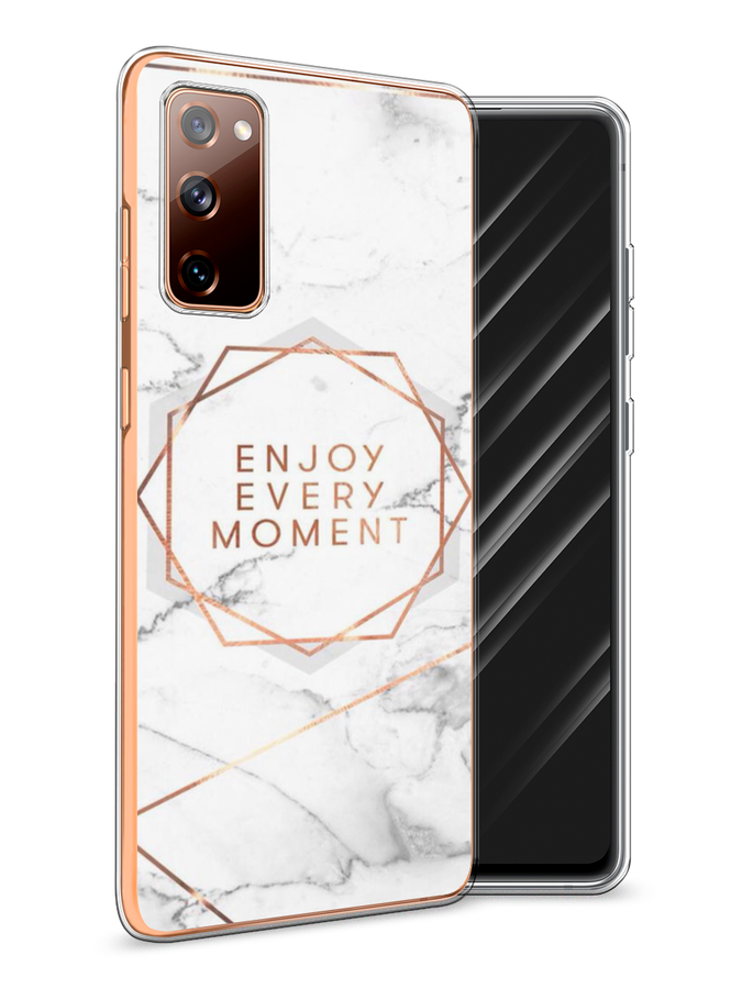 

Чехол Awog на Samsung Galaxy S20 FE / Самсунг S20 FE "Enjoy every moment мрамор", Разноцветный, 2101350-7