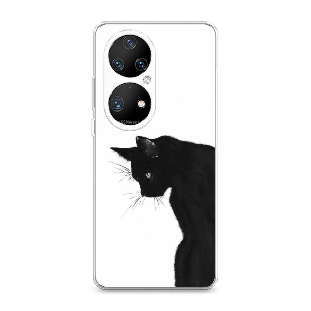 

Чехол Awog на Huawei P50 Pro "Black cat", Разноцветный, 6105050-1