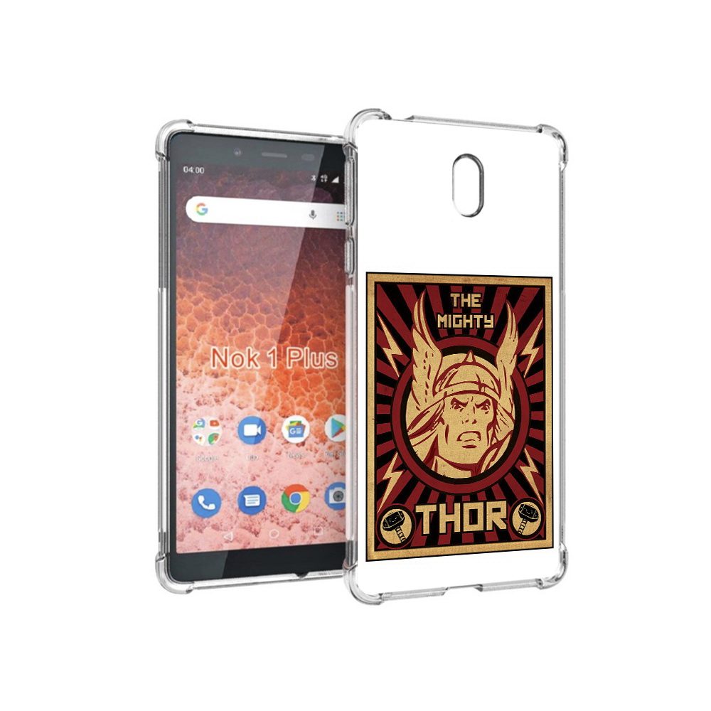 

Чехол MyPads Tocco для Nokia 1 Plus тор лицо (PT129147.112.646), Прозрачный, Tocco