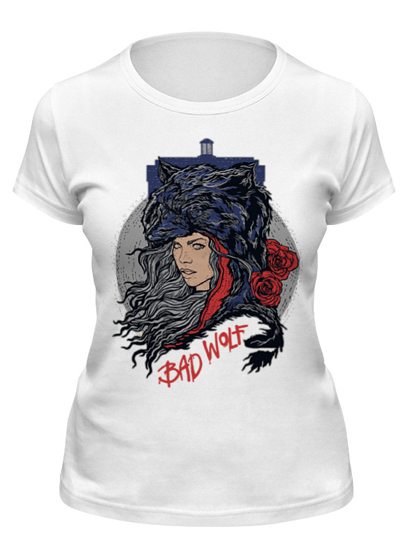 

Футболка женская Printio Bad wolf (doctor who) белая M, Белый, Bad wolf (doctor who)