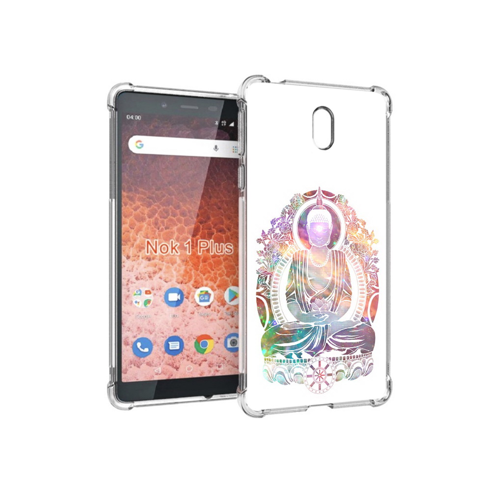 

Чехол MyPads Tocco для Nokia 1 Plus умный мужчина абстракция (PT129147.112.651), Прозрачный, Tocco