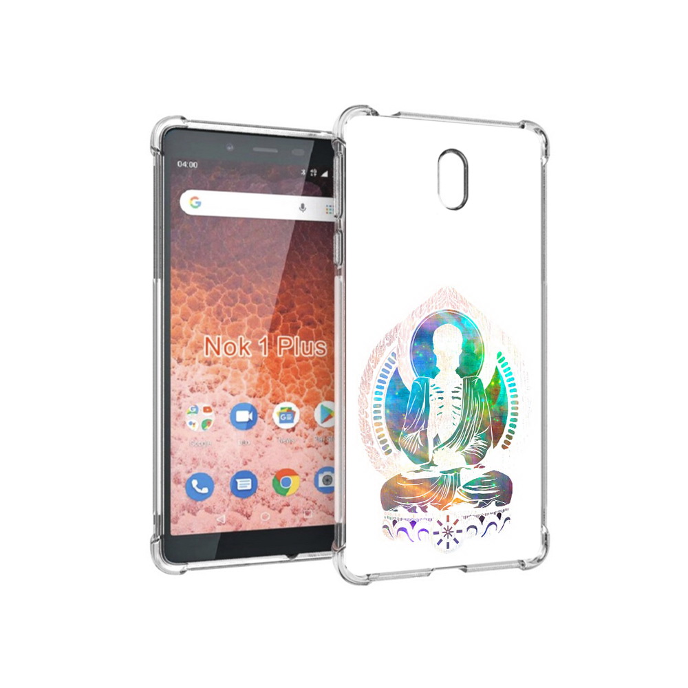 

Чехол MyPads Tocco для Nokia 1 Plus умный скелет (PT129147.112.653), Прозрачный, Tocco