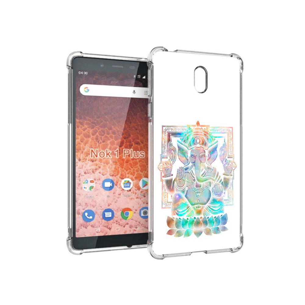 

Чехол MyPads Tocco для Nokia 1 Plus умный слон (PT129147.112.654), Прозрачный, Tocco