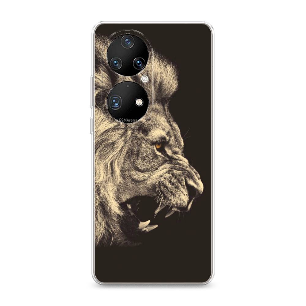 

Чехол Awog на Huawei P50 Pro "Львиный рык 2", Разноцветный, 6105050-1