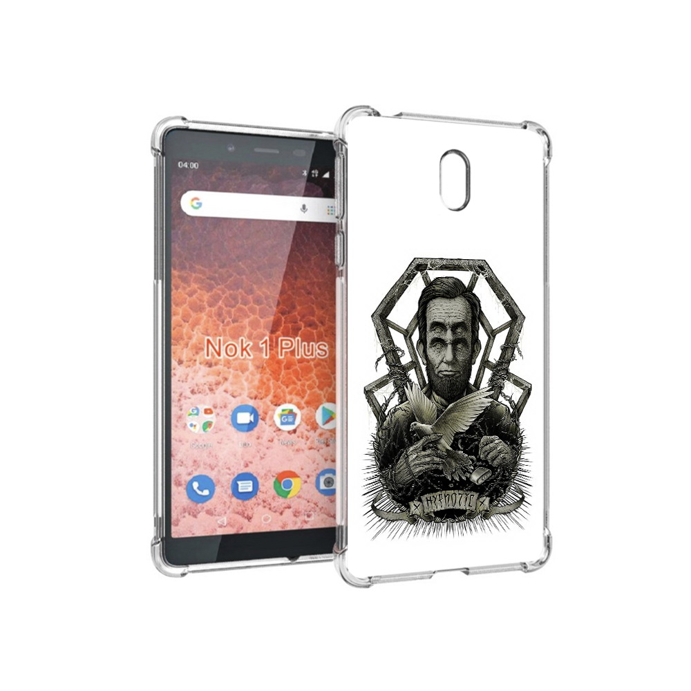 

Чехол MyPads Tocco для Nokia 1 Plus франклин абстракция (PT129147.112.662), Прозрачный, Tocco