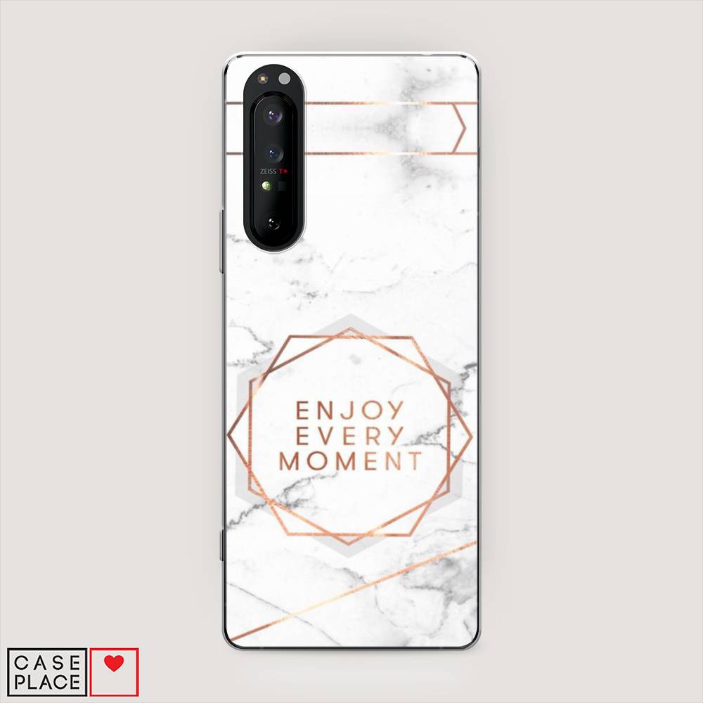 

Чехол Awog на Sony Xperia 1 II "Enjoy every moment мрамор", Разноцветный, 54550-7
