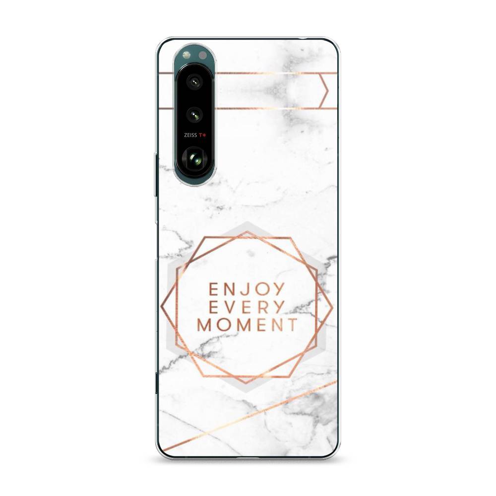 

Чехол Awog на Sony Xperia 1 III "Enjoy every moment мрамор", Разноцветный, 54850-7