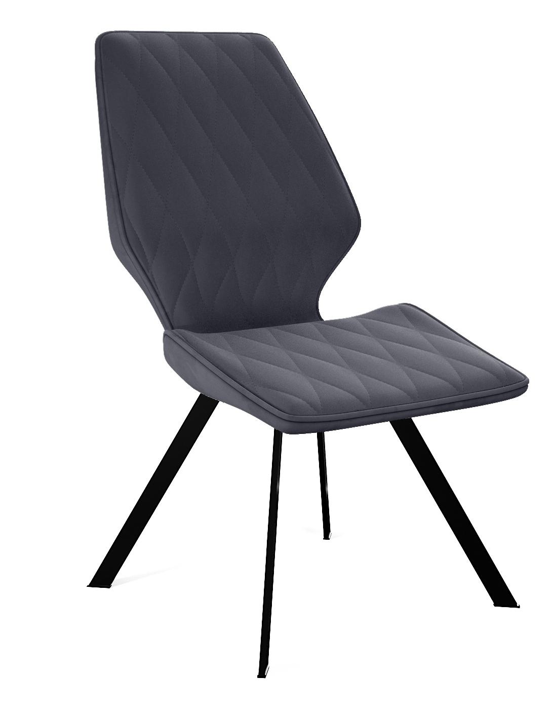 

Стул DikLine 242M B28 ANTRACITE велюр 50x65x91 см (2 шт), 242M