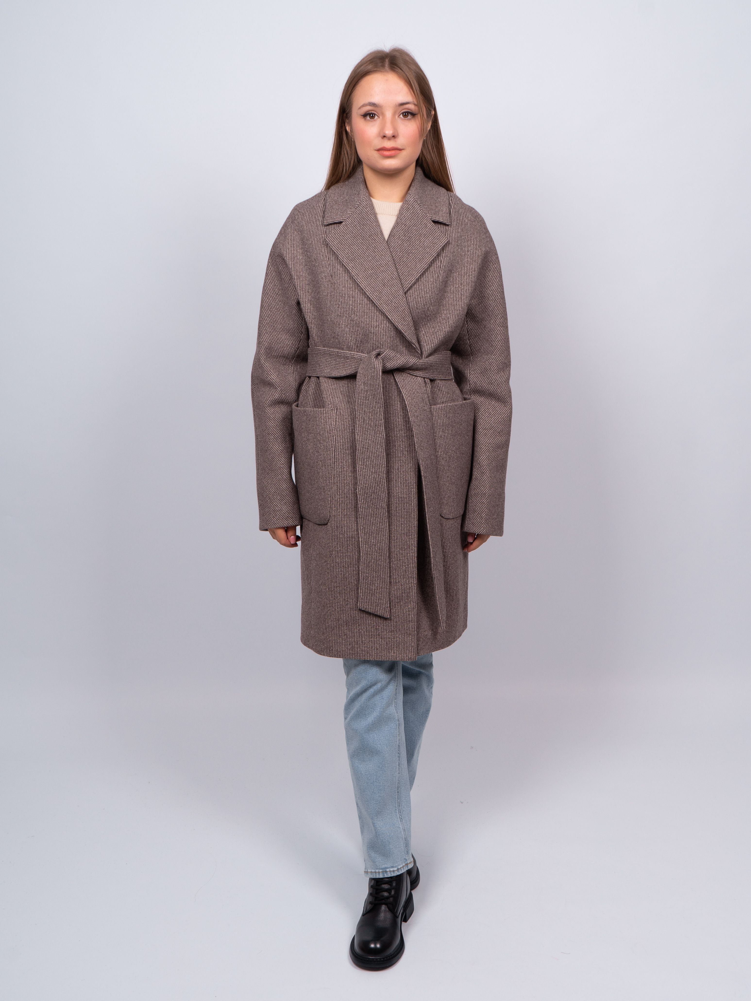 

Пальто женское 365 clothes KR-293B-Малзвезда коричневое 44 RU, Коричневый, KR-293B-Малзвезда