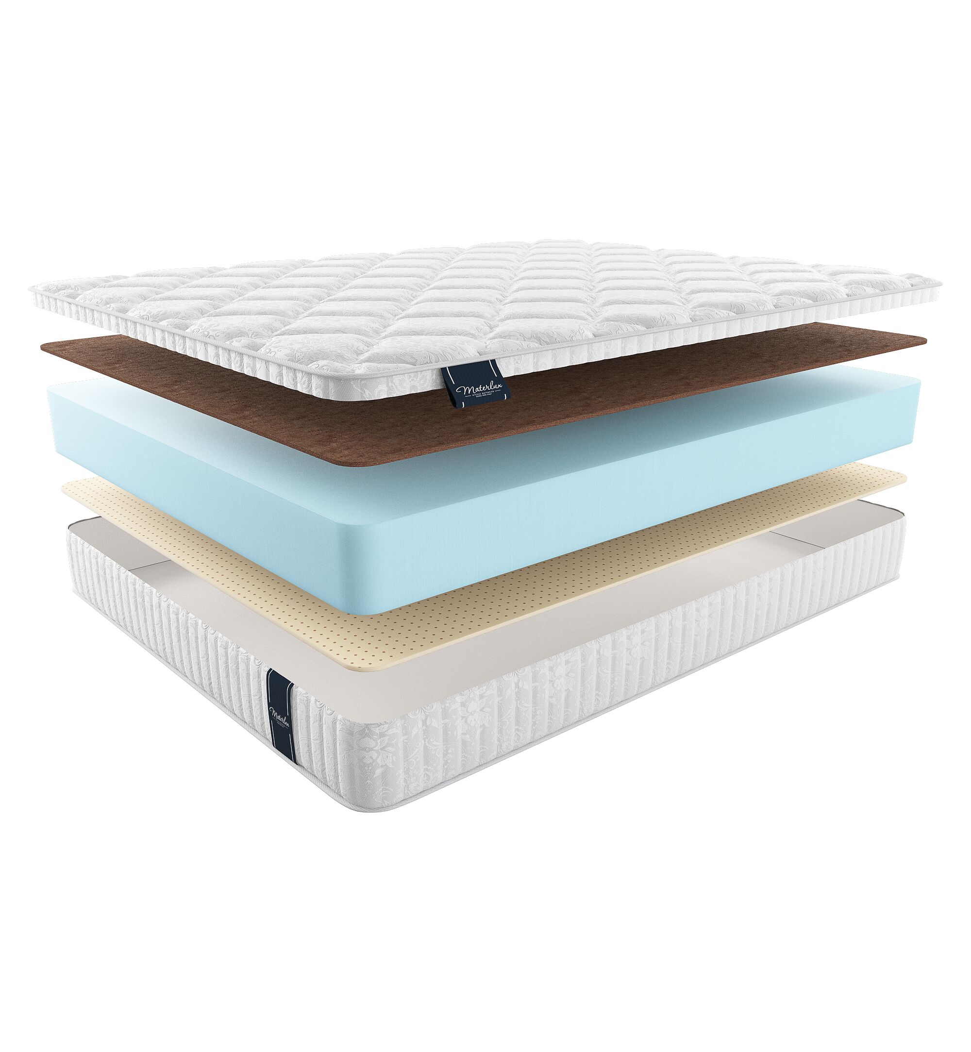 

Матрас Materlux Light-Soft Enigma 110х205, Бежевый;белый;серый;серебристый, Enigma