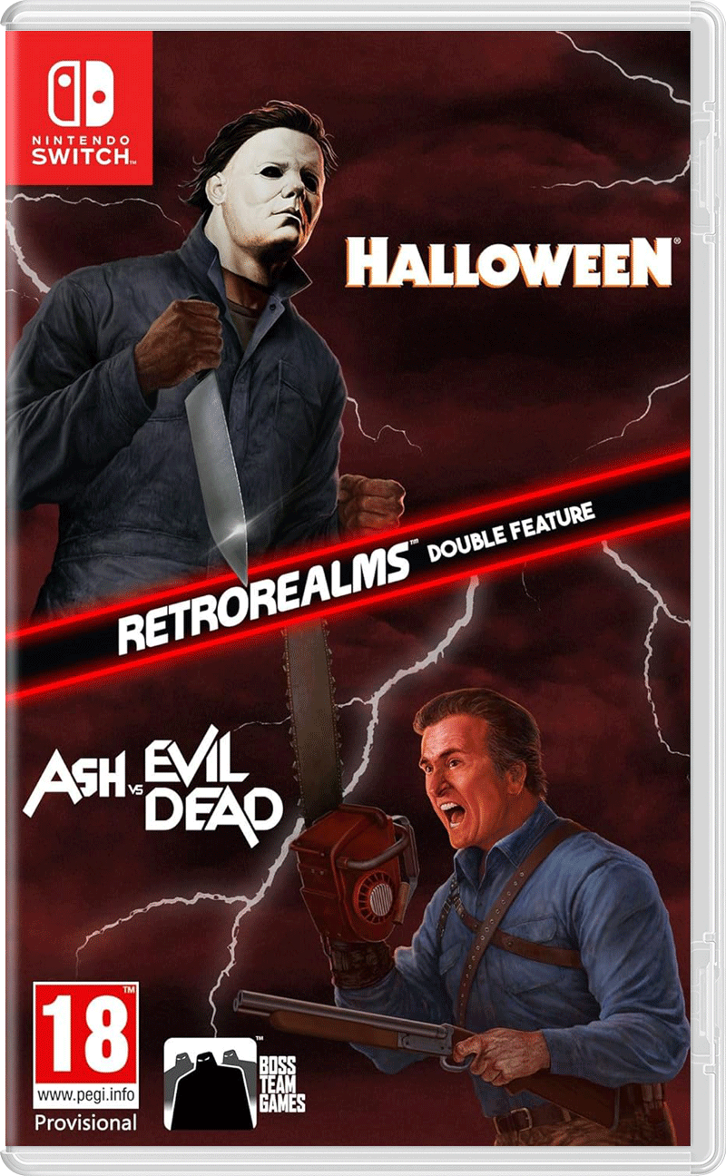 Игра Halloween and Ash vs Evil Dead Retro Realms (Nintendo Switch, на иностранном языке)