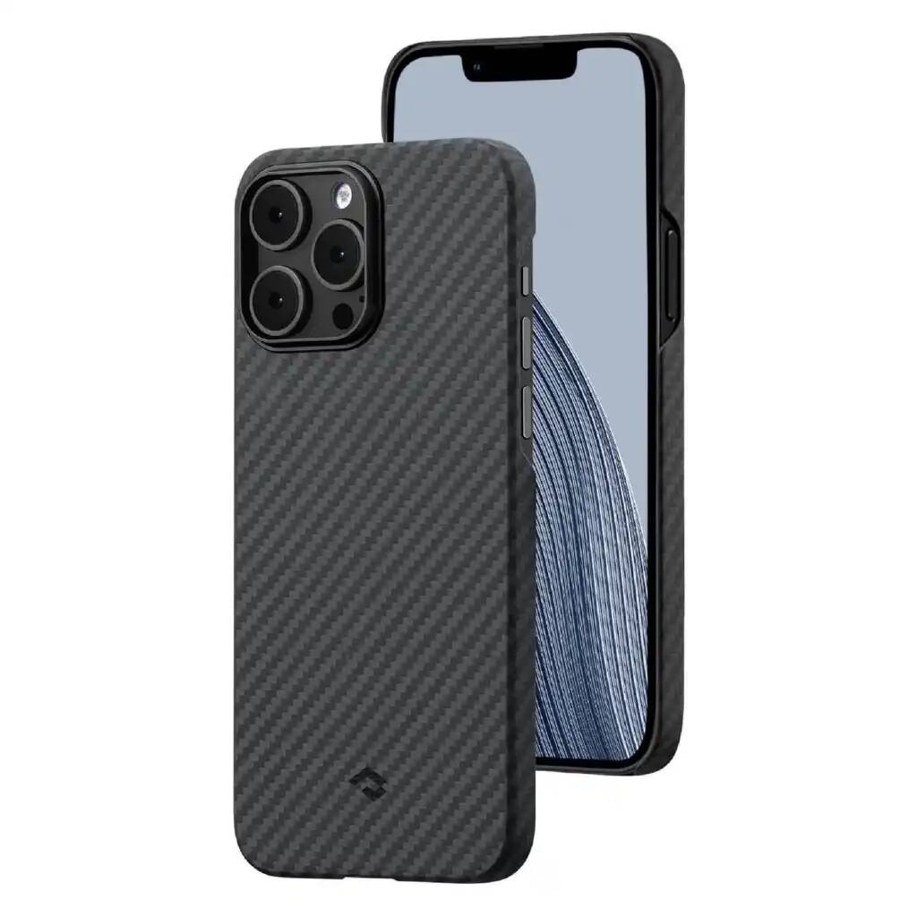 

Чехол Pitaka для Apple iPhone 14 Pro(KI1401P) черный/ серый, Серый;черный, для Apple iPhone 14 Pro(KI1401P) черный/ серый