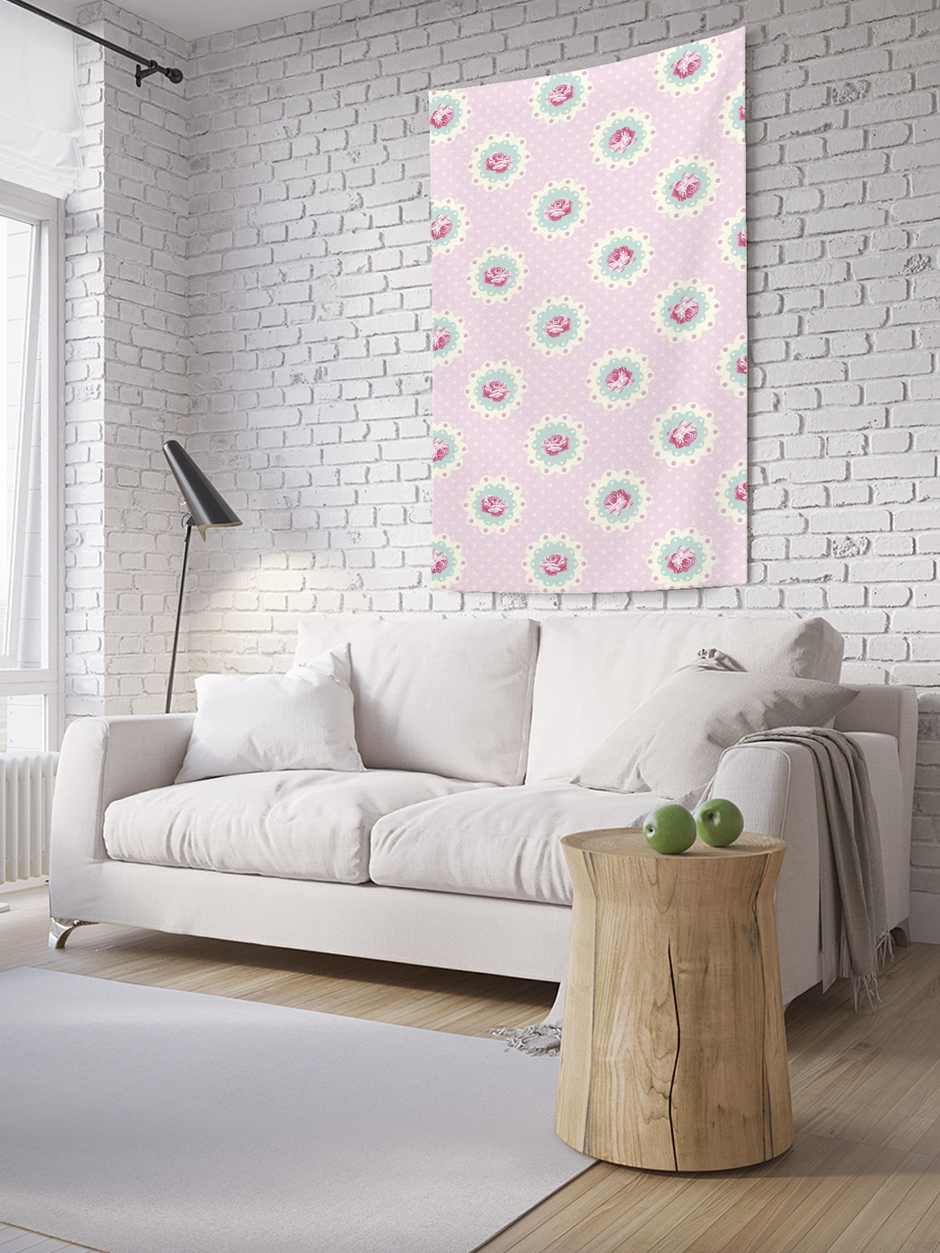 

Вертикальное фотопанно на стену JoyArty Роза в кружевах 150x200 см, Роза в кружевах