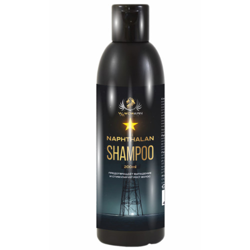 

Шампунь WowMan с нафталаном Naphthalan Shampoo для нормальных и жирных волос 200мл, Naphthalan Shampoo