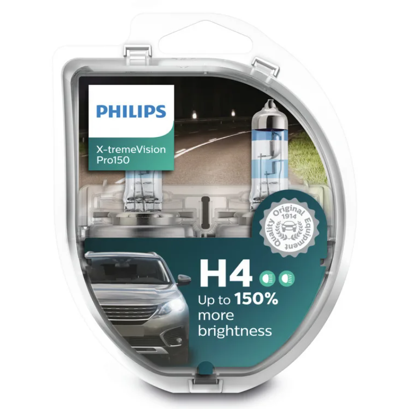 

Лампа H7 12V 55W Philips X-Tremevision +150% (2Шт) 1/5_ Philips арт. 12972XVPS2