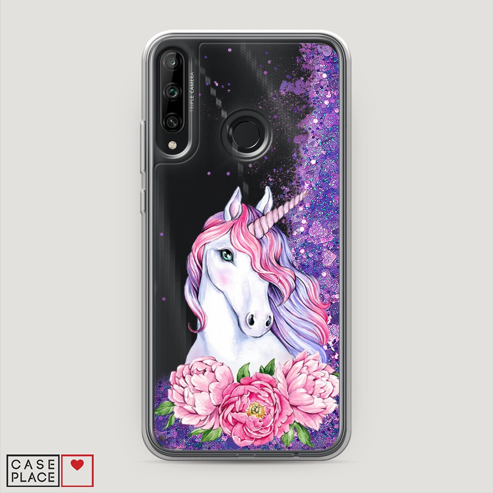 

Чехол Awog "Единорог с пионами" на Honor 9C, 612592-1