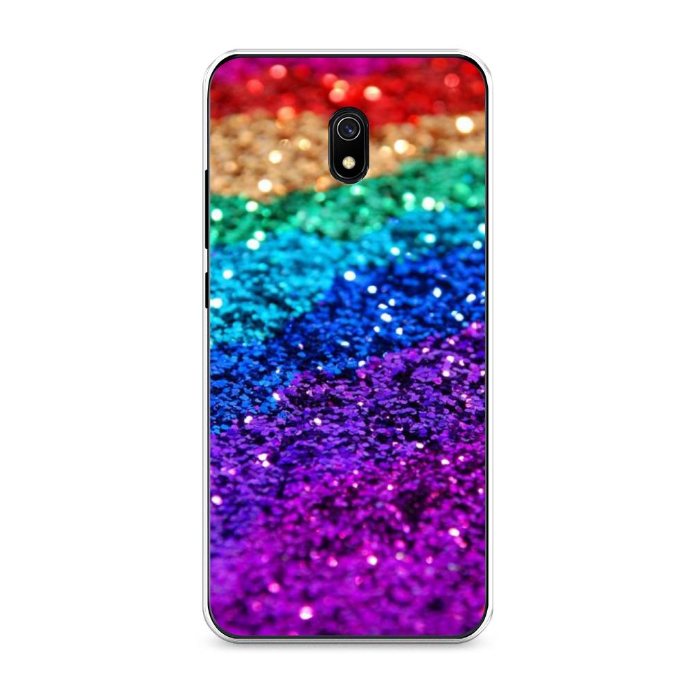 

Чехол Awog на Xiaomi Redmi 8A "Блестящая радуга рисунок", Разноцветный, 37250-3