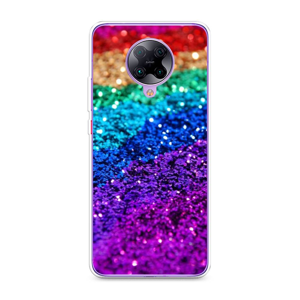

Чехол Awog на Xiaomi Redmi K30 Pro/F2 Pro "Блестящая радуга рисунок", 38850-3