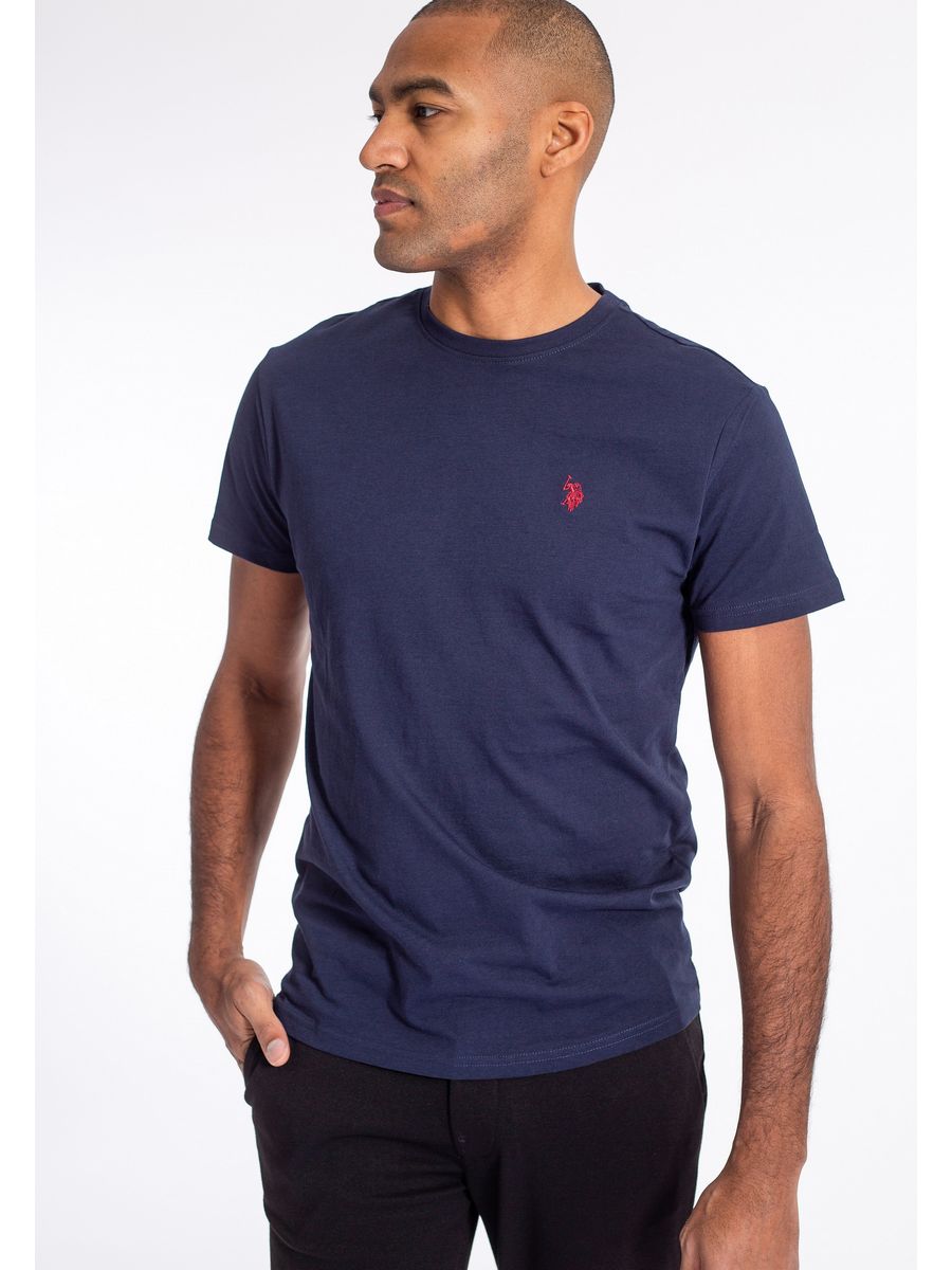 

Футболка мужская U.S. POLO Assn. US222O00S синяя M, Синий, US222O00S