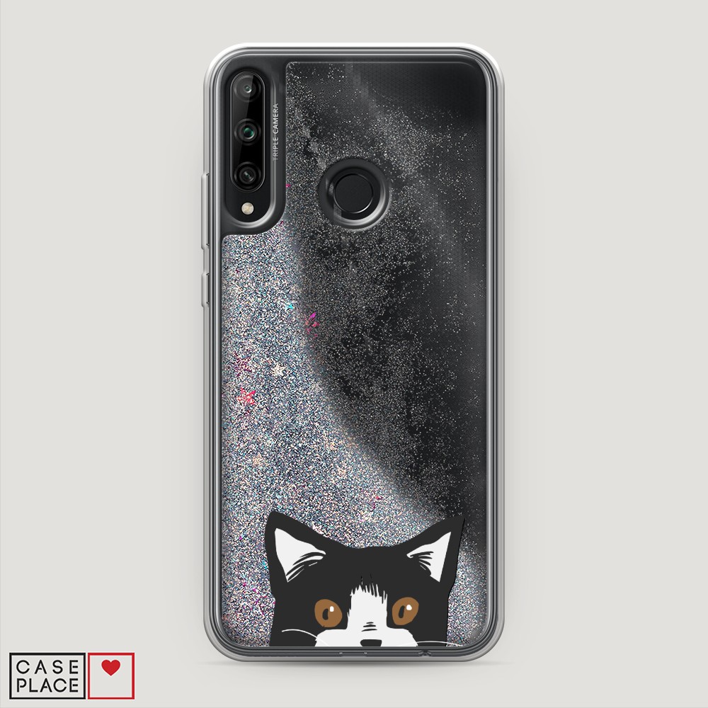 

Чехол Awog на Honor 9C "Подглядывающий кот", Разноцветный, 612591-1