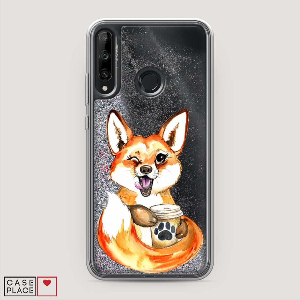 

Чехол Awog на Honor 9C "Подмигивающая лиса с кофе", Разноцветный, 612591-1