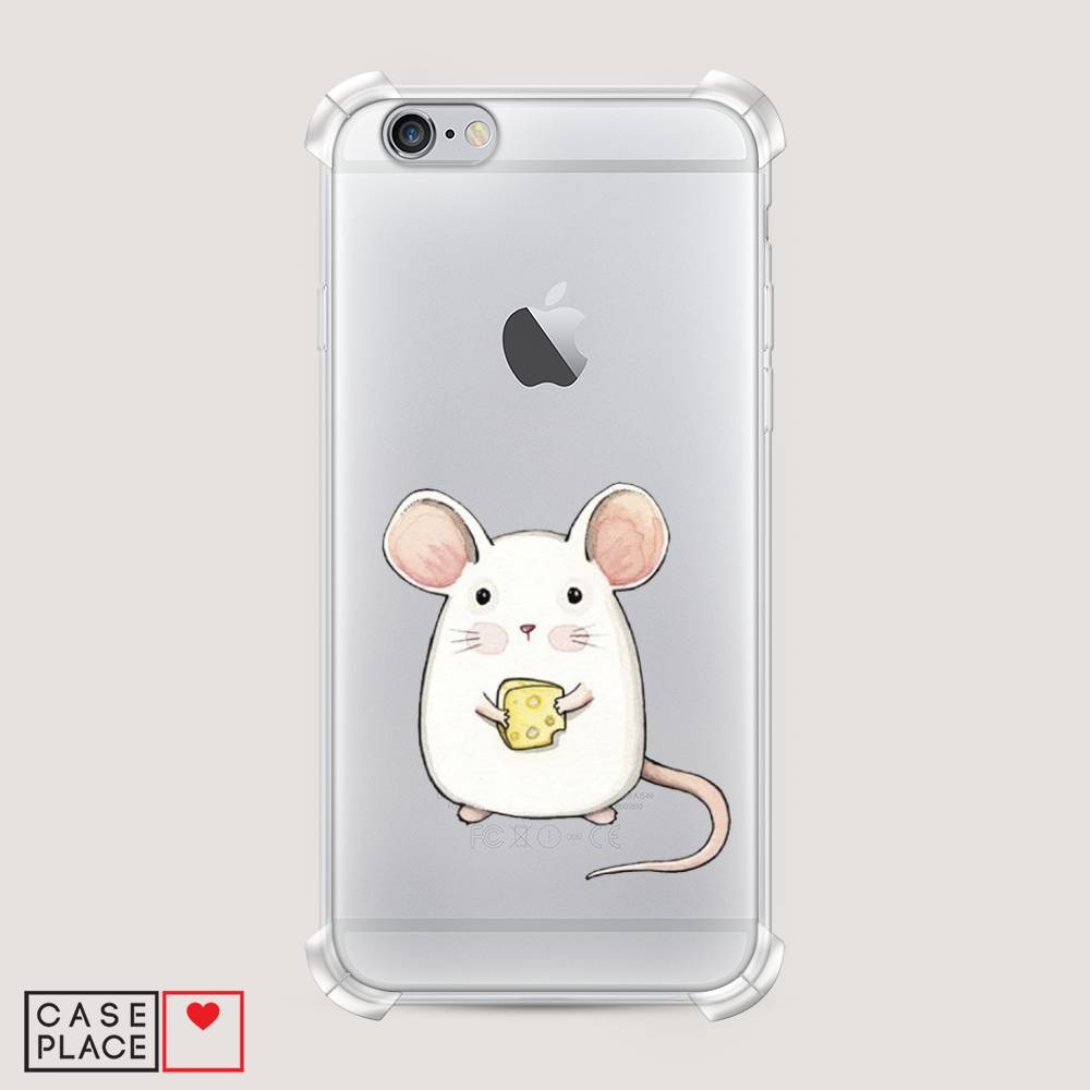 

Чехол Awog на Apple iPhone 6 / Айфон 6 "Мышка", Разноцветный, 10451-1