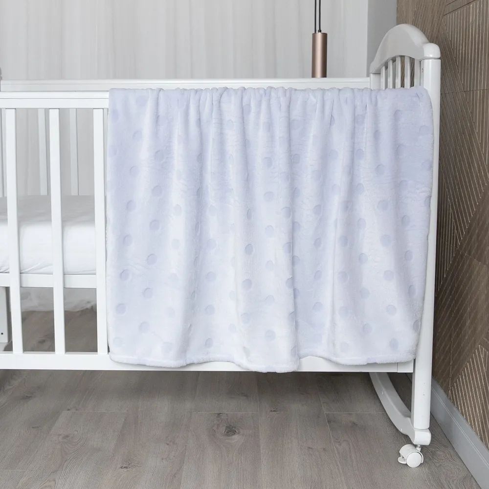 

Плед Baby Nice 100х118 см Горох GMV21364/3BL, Голубой, Горох