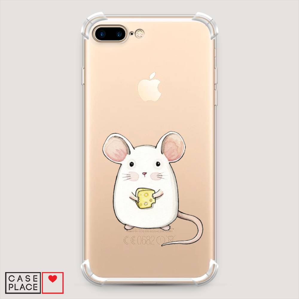 

Чехол Awog на Apple iPhone 7 Plus / Айфон 7 Plus "Мышка", Разноцветный, 10751-1