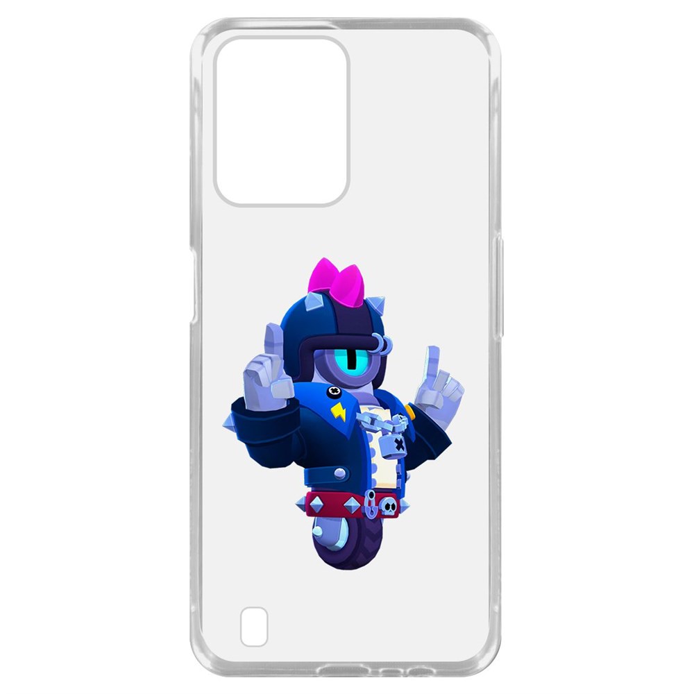 

Чехол-накладка Brawl Stars-Дикий Сту для Realme C31, Прозрачный