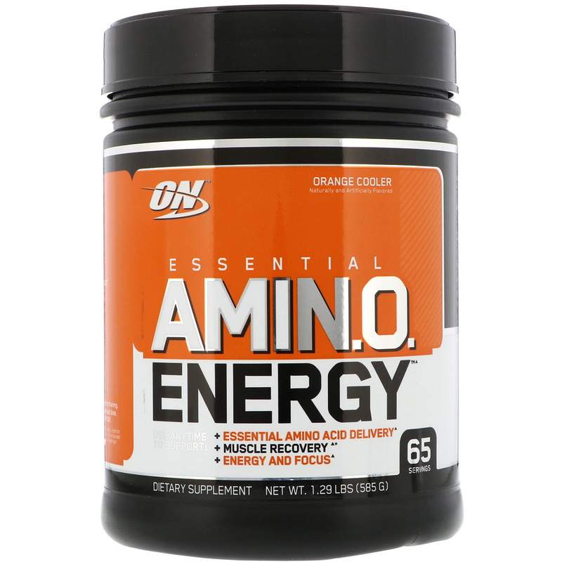 Optimum Nutrition Amino Energy, 585 г, вкус: апельсин