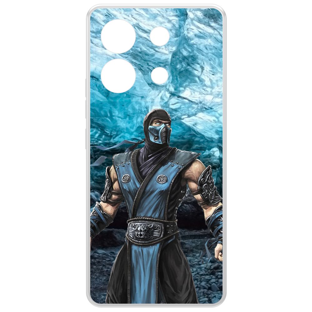 

Чехол-накладка Krutoff Clear Case Мортал Комбат. Саб Зиро для Xiaomi Redmi Note 13 Pro 5G, Прозрачный