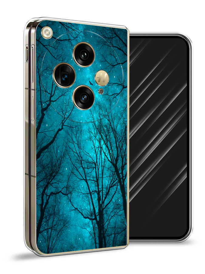 

Чехол Awog на Oppo Find N3 "Сказочный лес", Черный;бирюзовый, 2515550-1