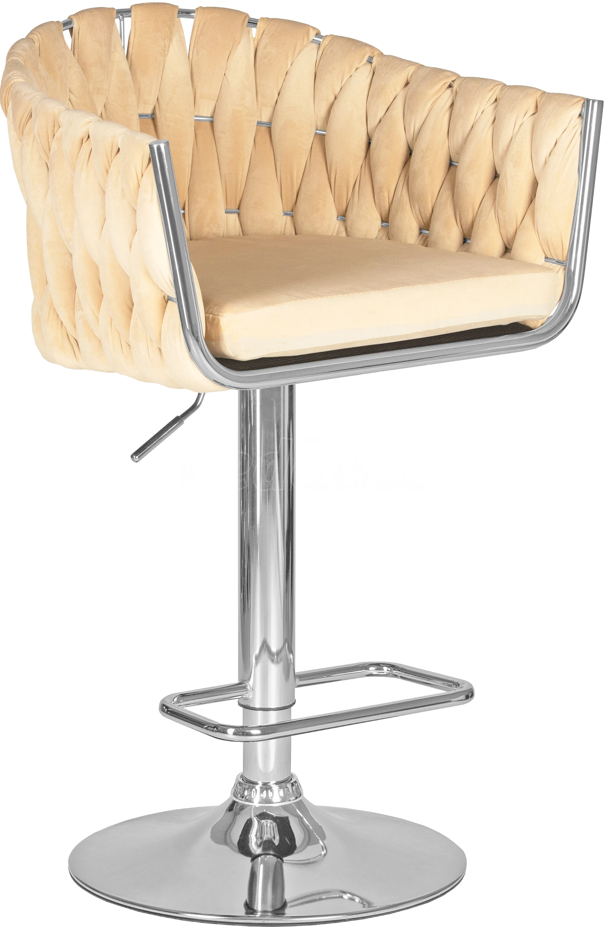 

Барный стул DOBRIN, хром/бежевый