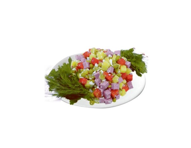 

Салат А вкусно Оливье без заправки 500 г