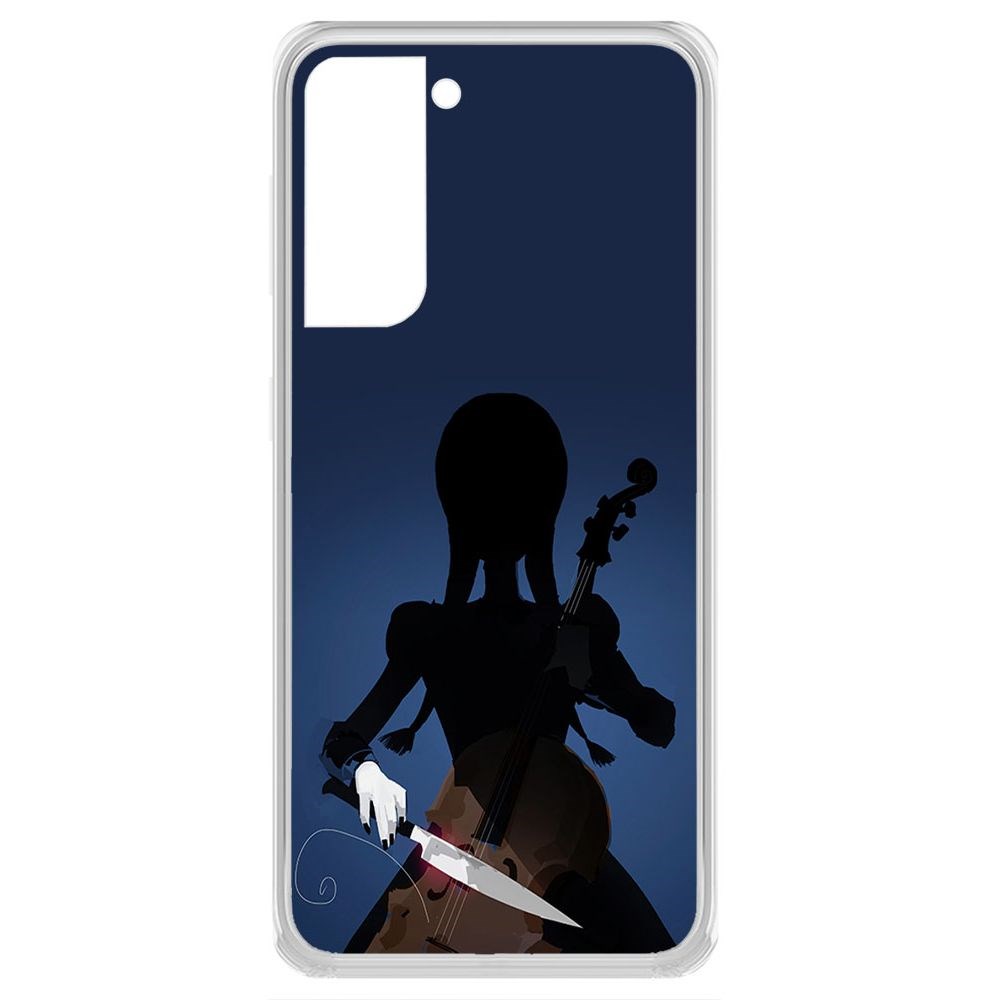 

Чехол-накладка Krutoff Clear Case Уэнсдей Аддамс - Тизер для Samsung Galaxy S21 (G991), Прозрачный